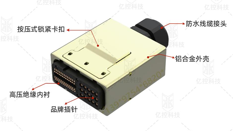 E10系列信號接口電測試連接器，應(yīng)用于新能源汽車的DCR測試和EOL測試