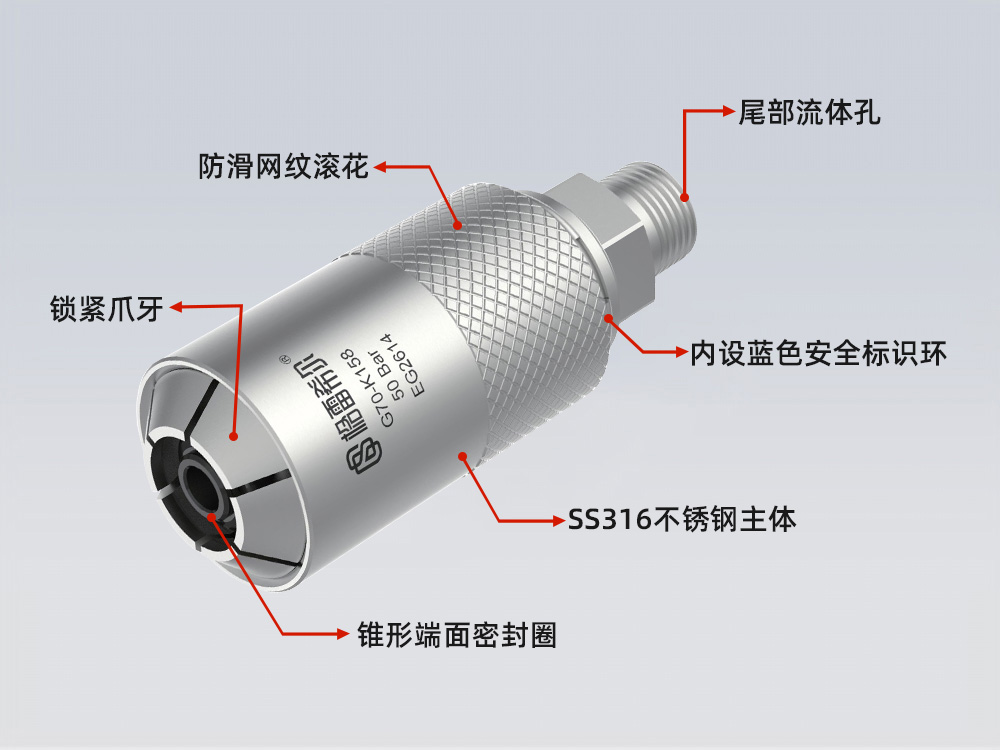 格雷希爾G70-K系列制冷行業(yè)擴(kuò)口管密封測試接頭