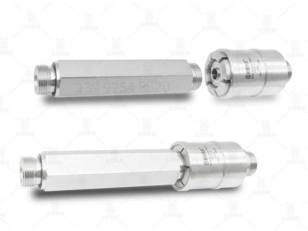 格雷希爾定制款密封測(cè)試接頭，解決外螺紋液壓油輸送管件的通油測(cè)試